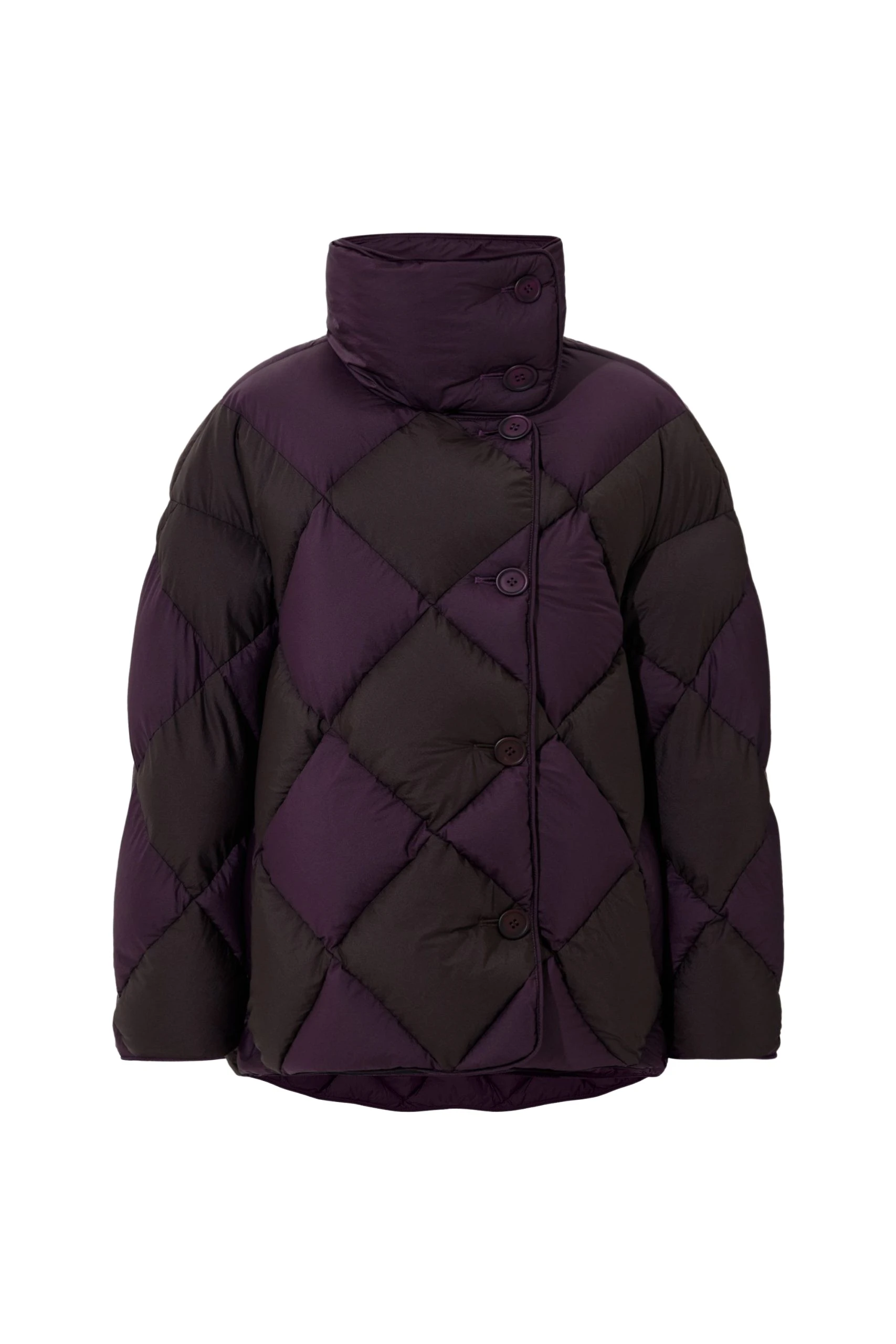 Ienki Ienki Diamond Cozy Queen Jacket Micro Pomegranate Micro Brown scaled53711 nobg