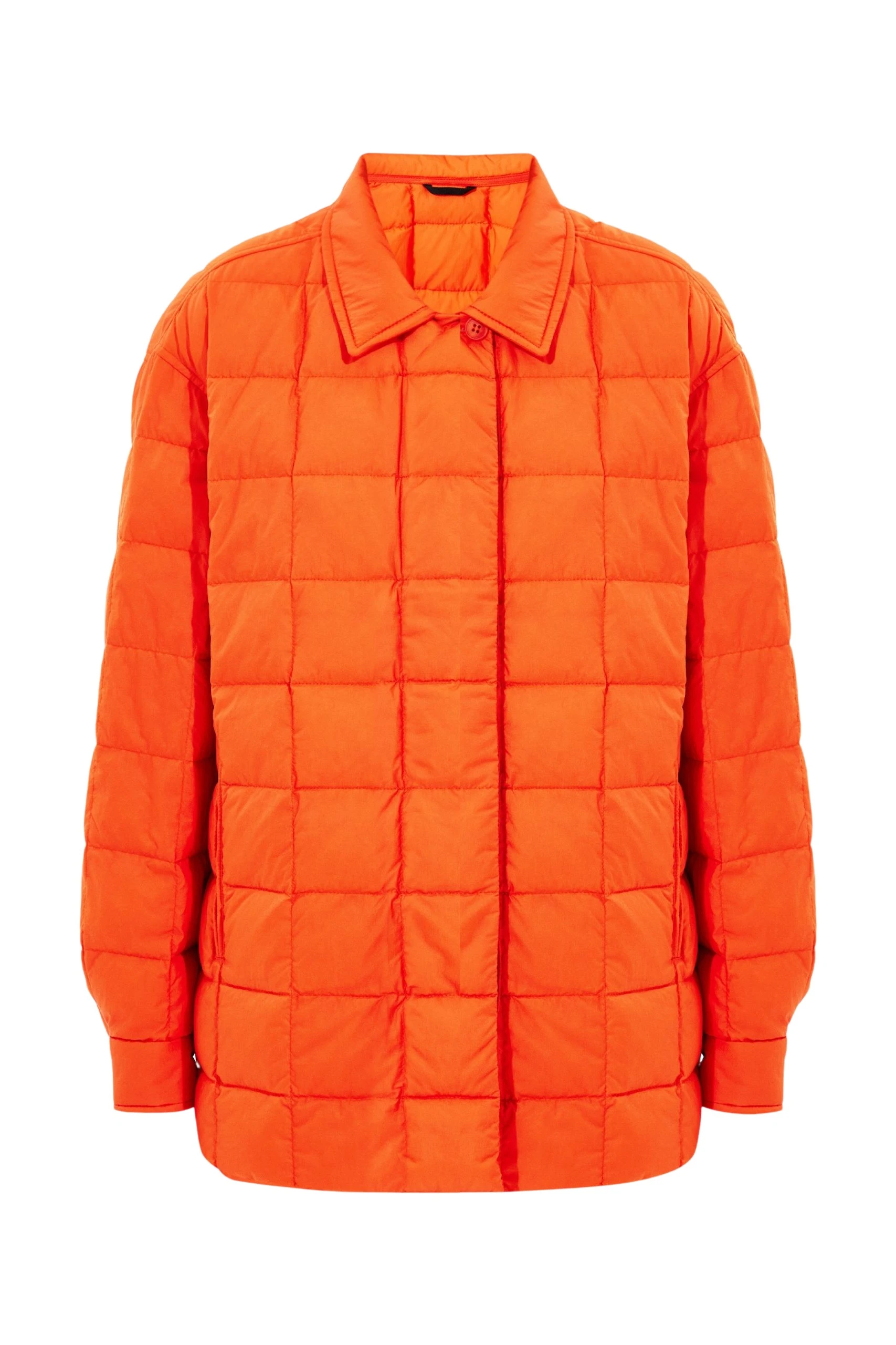 Ienki Ienki Kalik Down Shirt Micro Brick Orange scaled91176 nobg