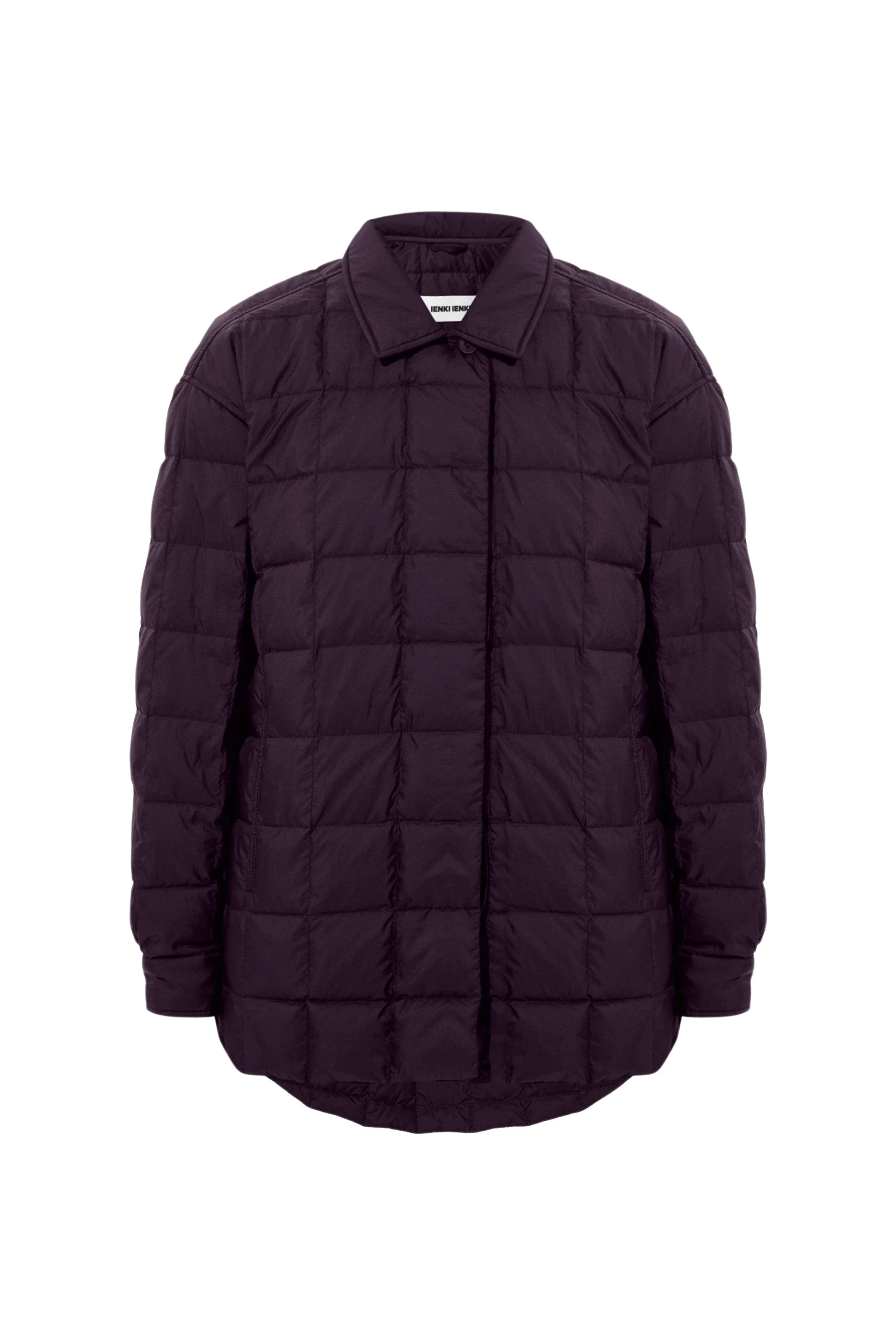 Ienki Ienki Kalik Down Shirt Micro Pomegranate scaled64899 nobg