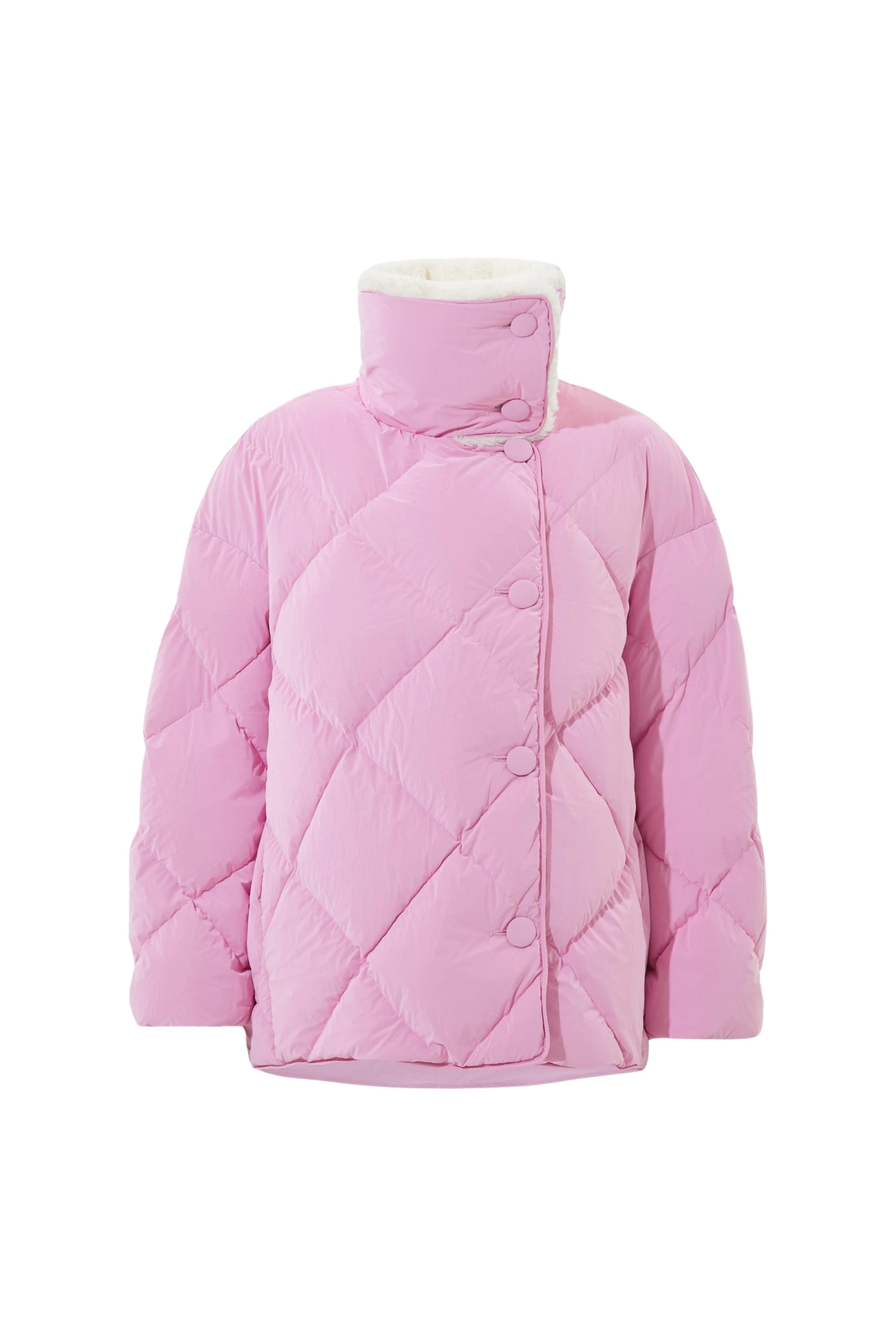 Ienki Ienki Shearling Queen Jacket Powder Pink scaled95314 nobg