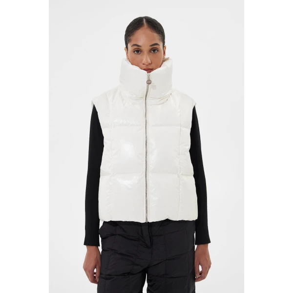 Zip Vest Silky White - Image 8