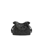 Flamenco clutch in pleated nappa lambskin
