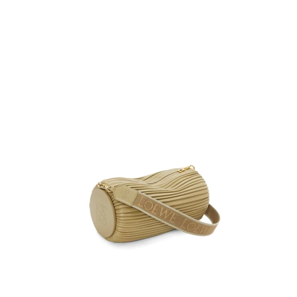 Large Bracelet pouch in pleated nappa - Image 2