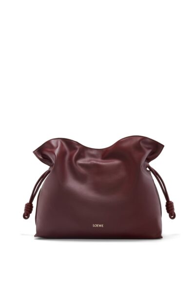 Large Flamenco clutch in nappa calfskin