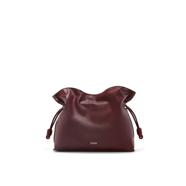 Large Flamenco clutch in nappa calfskin