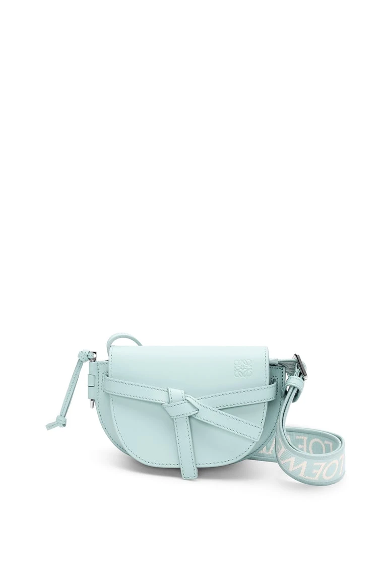 LOEWE-Mini-Gate-Dual-bag-in-soft-calfskin-and-jacquard Mini Gate Dual bag in soft calfskin and jacquard - Image 1