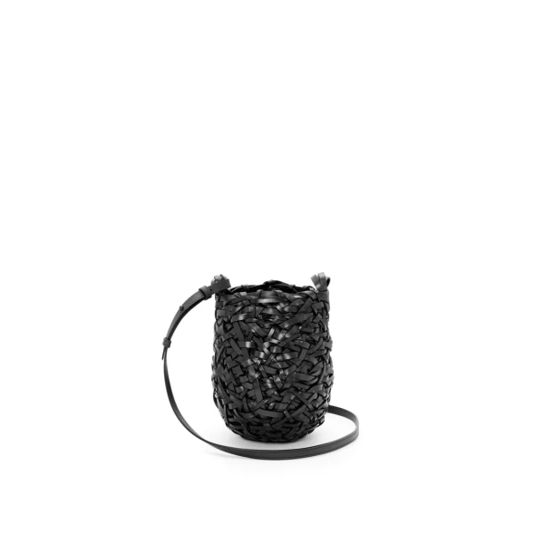 Small Nest basket bag in calfskin