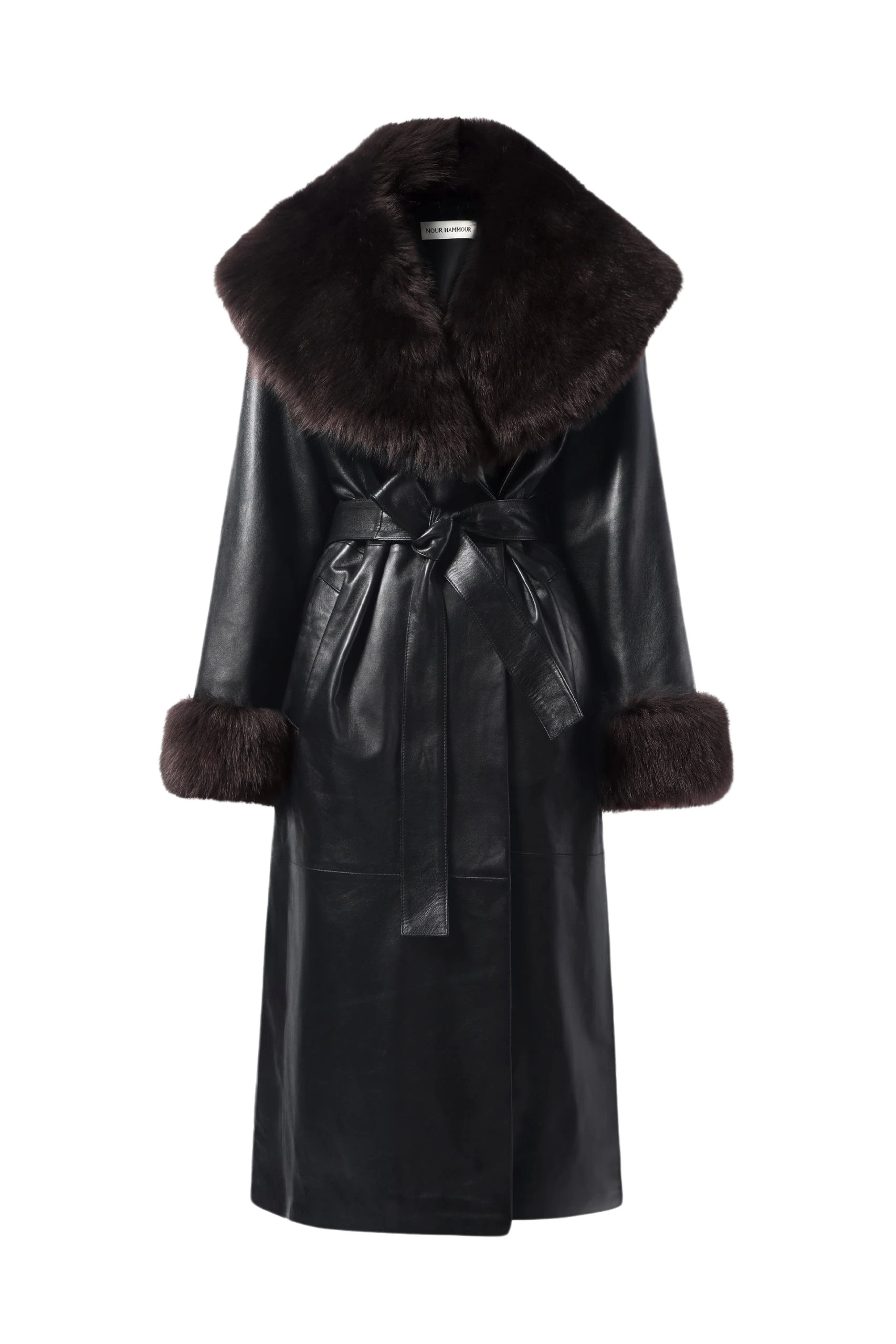 Nour Hammour Luxurious Leather Trench Coat 8 scaled36933 nobg Nour Hammour Luxurious Leather Trench Coat 8 scaled36933 nobg