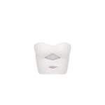 Shona Joy Blanc Linen Strapless Cut Out Ruched Top71453 nobg Shona Joy Blanc Linen Strapless Cut Out Ruched Top71453 nobg