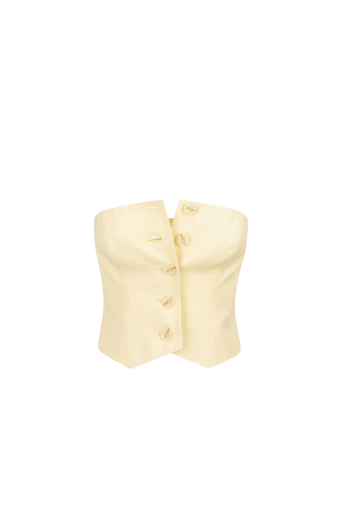 Shona Joy Sara Button Up Bodice Lemon66841 nobg Shona Joy Sara Button Up Bodice Lemon66841 nobg