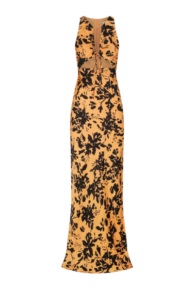 Shona Joy Solare Cut Out Front Maxi Dress98286 nobg