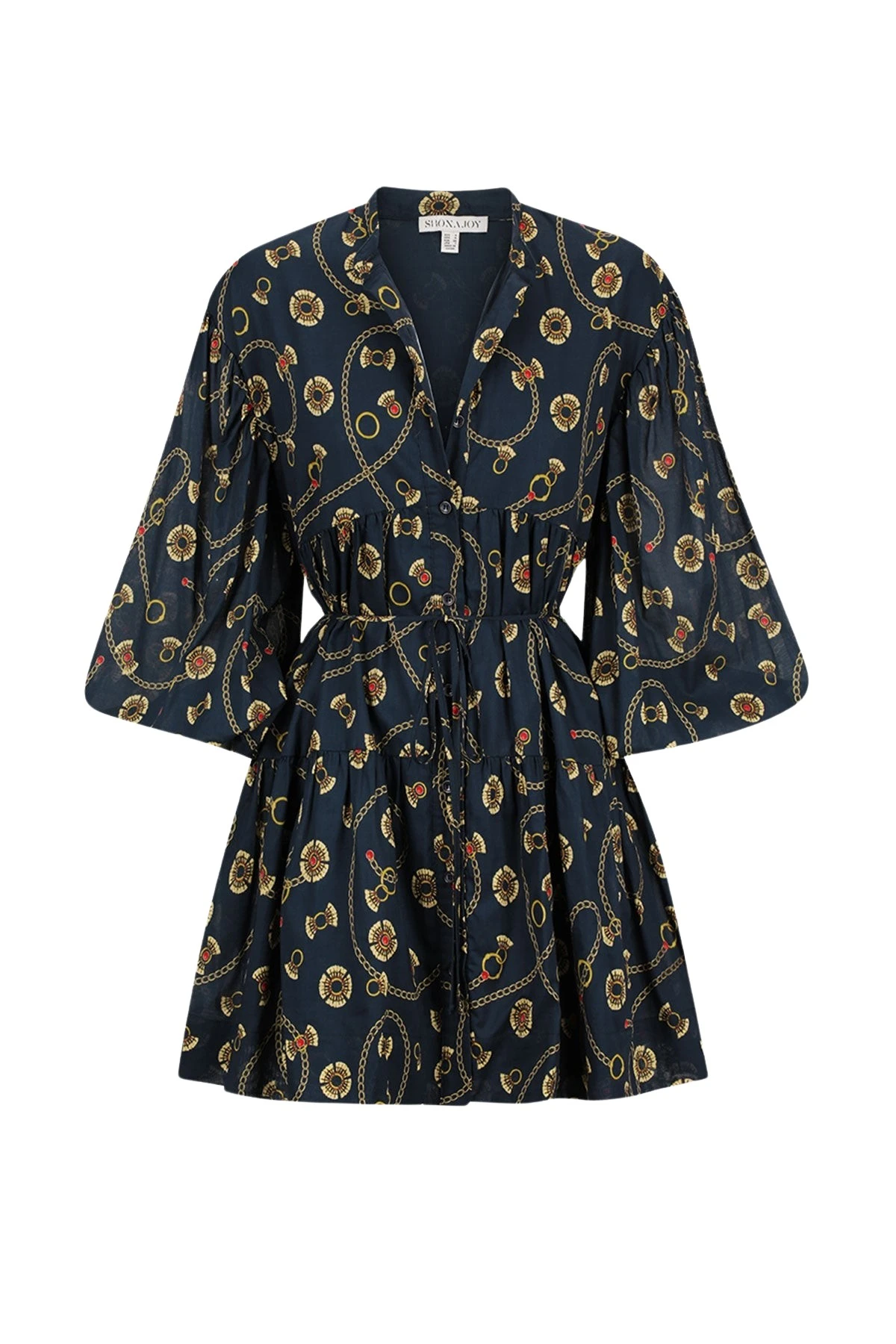 Shona Joy Vacance Balloon Sleeve Shirt Mini Dress18927 nobg Shona Joy Vacance Balloon Sleeve Shirt Mini Dress18927 nobg