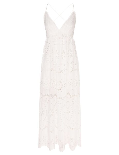 Zimmermann Lexi Embroidered Slip Dress