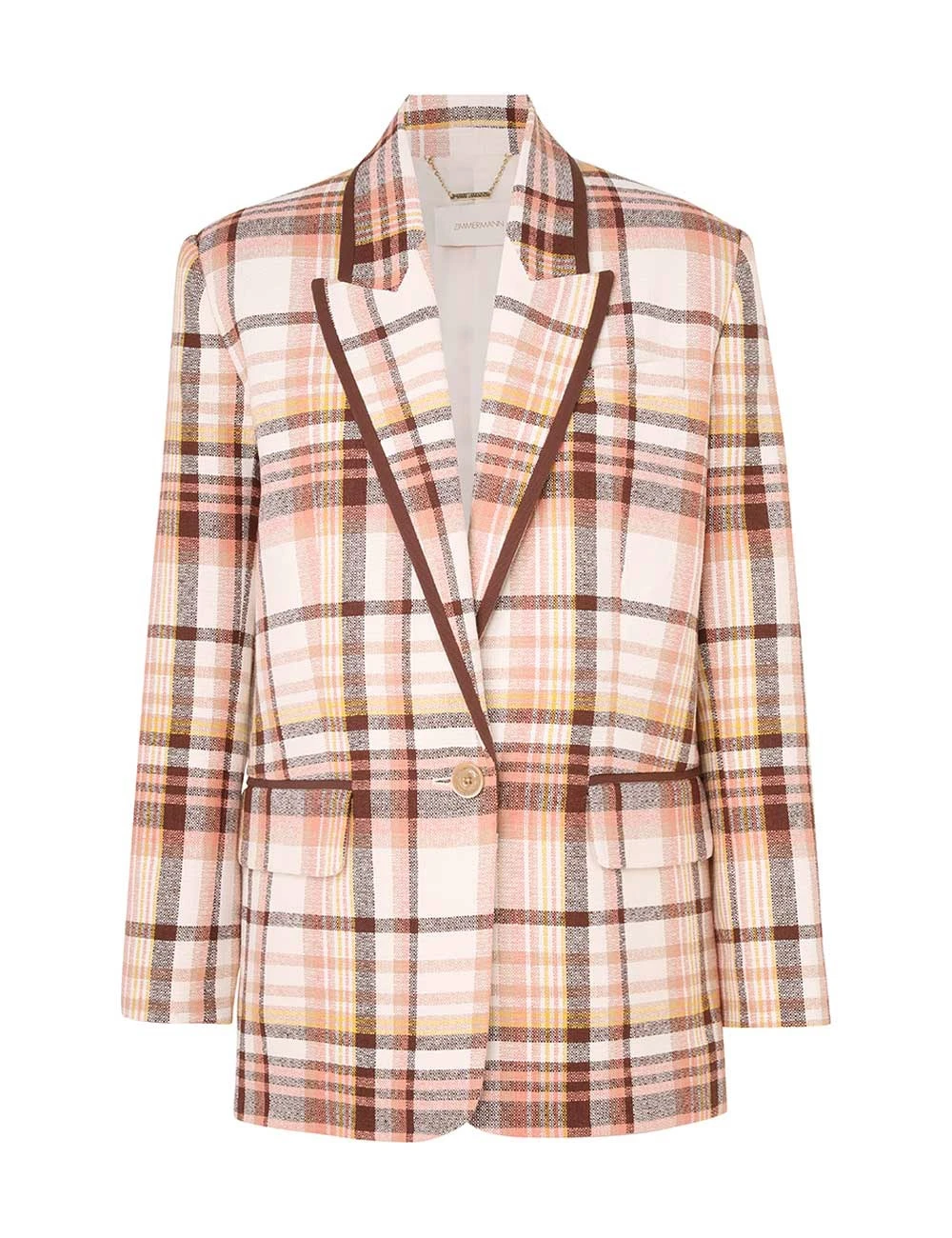 Zimmermann Matchmaker Check Jacket Zimmermann dress