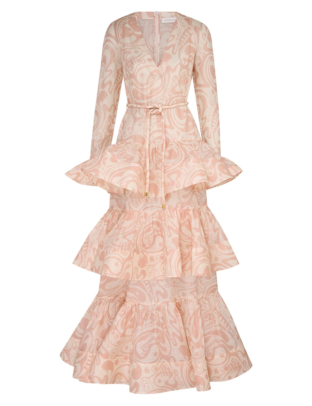 Zimmermann Matchmaker V Neck Gown Zimmermann dress