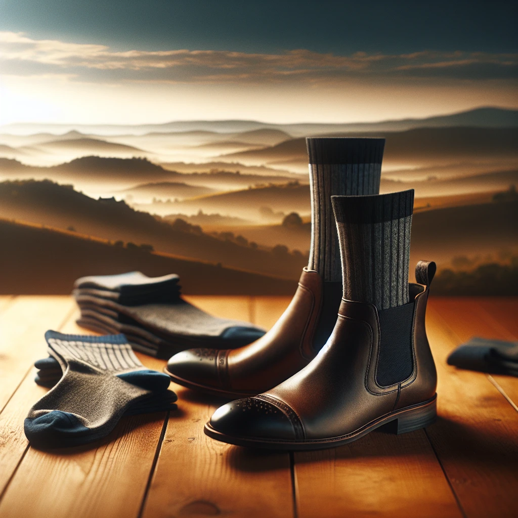 what socks and chelsea boots men