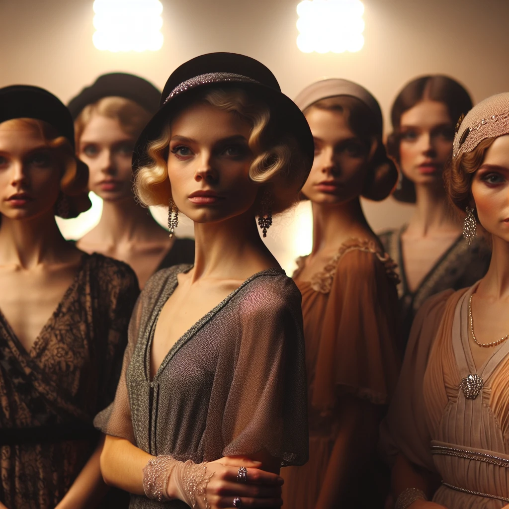 how did women dress in 1920s