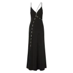 Aje-Riddle-Button-Down-Maxi-Dress Aje Black Dresses
