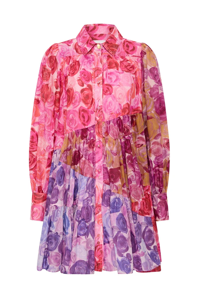 Aje-Vision-Smock-Mini-Dress Aje Pink Dresses