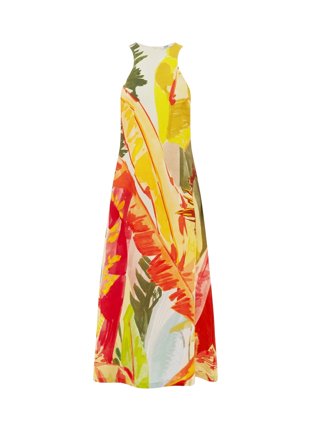 Leo Lin Giselle Racer Neck Midi Dress Rainforest Print39012 nobg Leo Lin Giselle Racer Neck Midi Dress Rainforest Print39012 nobg
