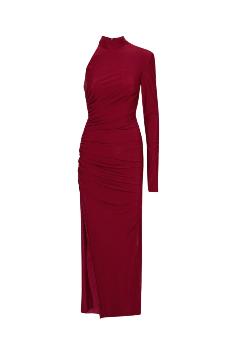 Rotate Birger Christensen Asymmetric Maxi Dress Red97708 nobg Rotate Birger Christensen Asymmetric Maxi Dress Red97708 nobg