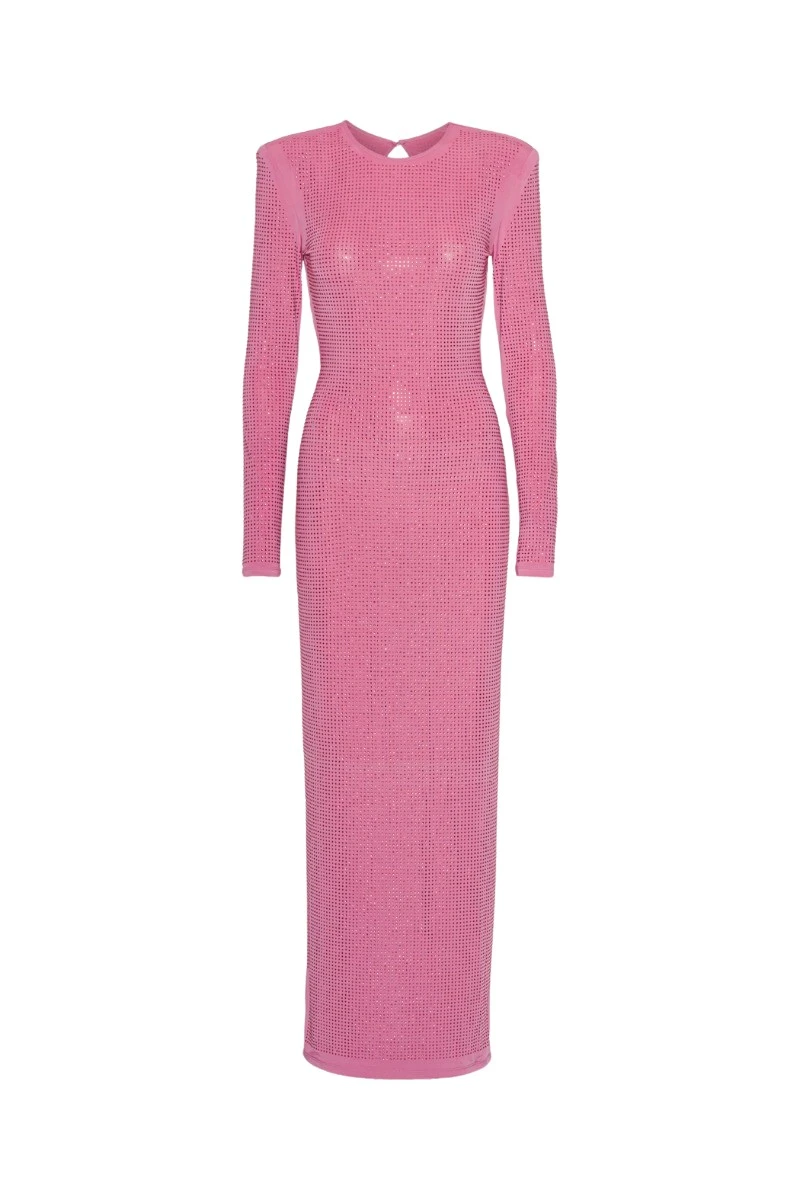 Rotate Birger Christensen Embellished Fitted Dress Pink15482 nobg Rotate Birger Christensen Embellished Fitted Dress Pink15482 nobg