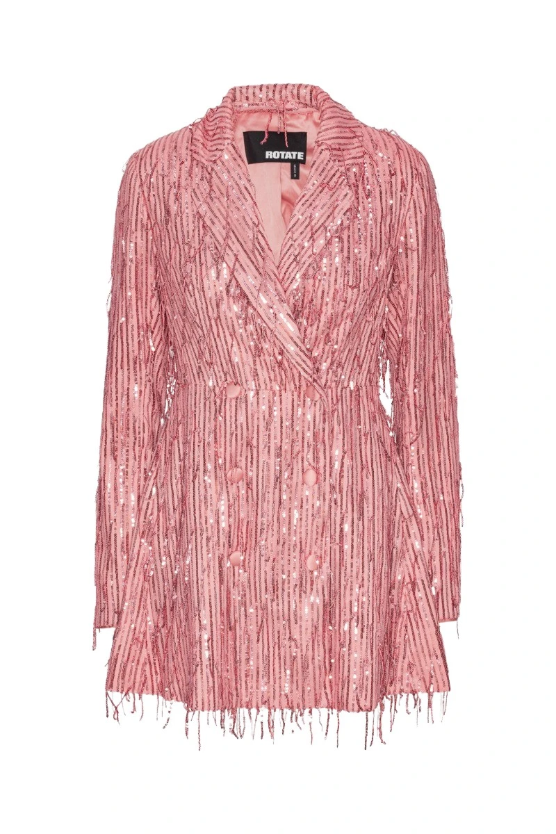 Rotate Birger Christensen Sequin Blazer Dress Pink48280 nobg Rotate Birger Christensen Sequin Blazer Dress Pink48280 nobg