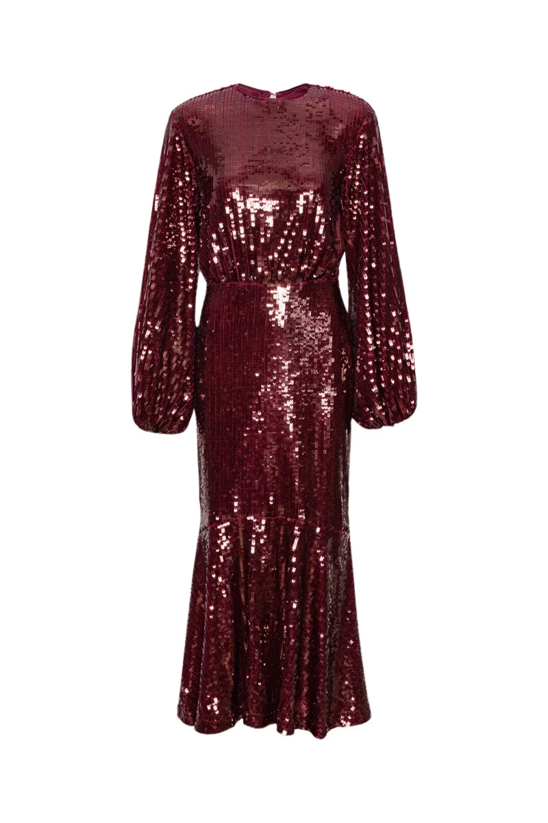 Rotate Birger Christensen Sequins Maxi Dress Bordeaux88458 nobg Rotate Birger Christensen Sequins Maxi Dress Bordeaux88458 nobg
