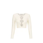 Shona Joy Eve Long Sleeve Keyhole Top Coconut47134 nobg Shona Joy Eve Long Sleeve Keyhole Top Coconut47134 nobg