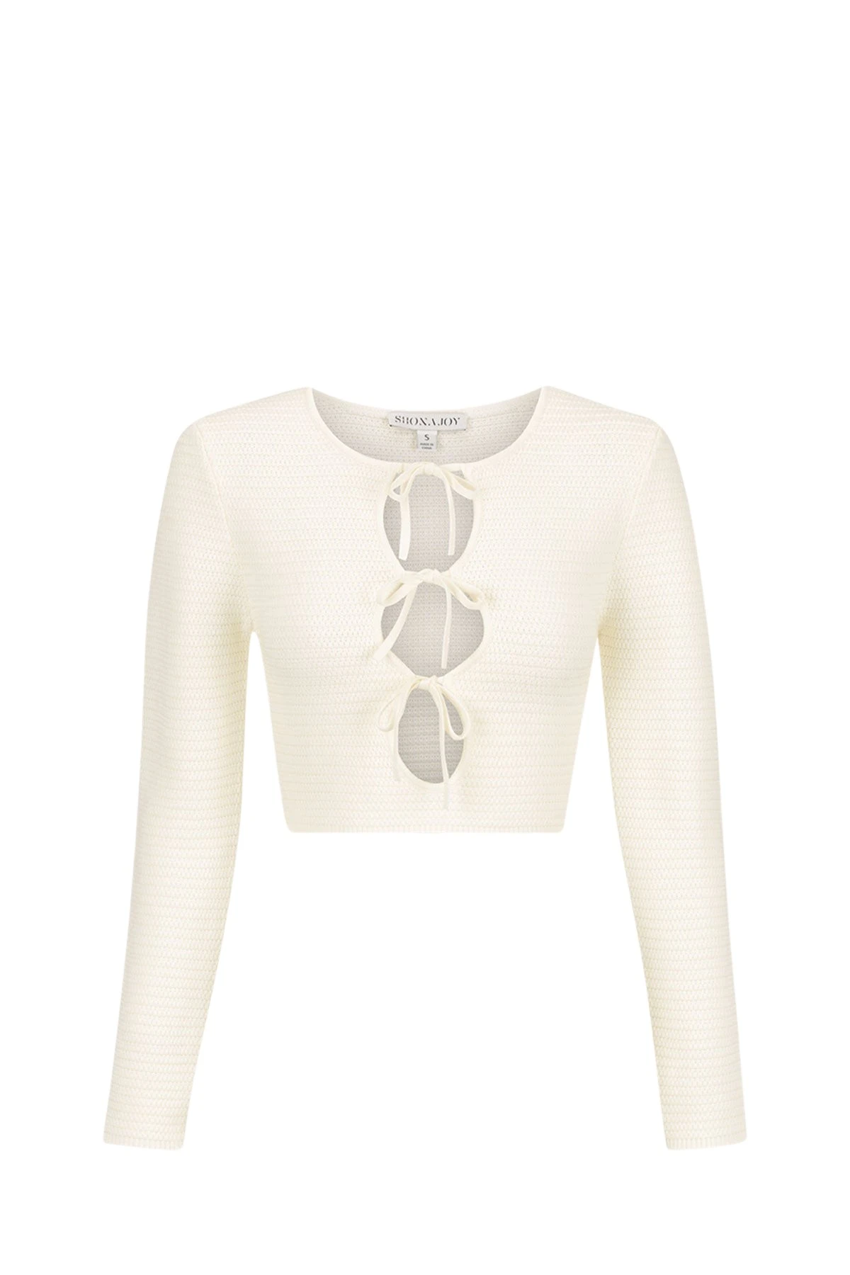Shona Joy Eve Long Sleeve Keyhole Top Coconut47134 nobg Shona Joy Eve Long Sleeve Keyhole Top Coconut47134 nobg