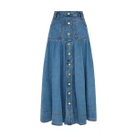 Aje-Belmond-Denim-Midi-Skirt Aje Blue Skirts