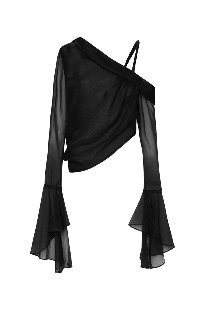 Aje-Edith-Draped-Top Aje Ivory Tops
