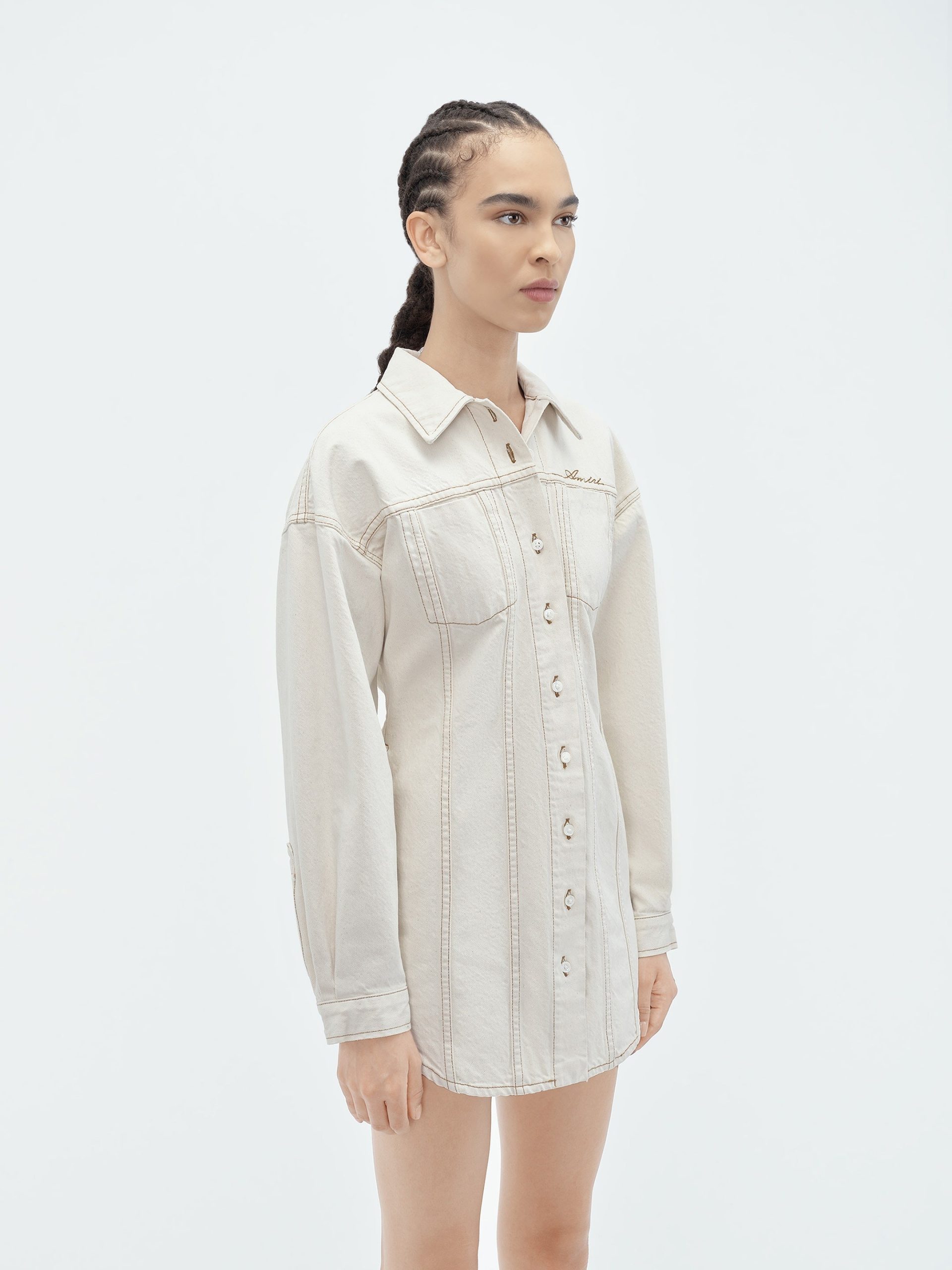 Amiri Black Viscose Casual Dress
