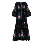 Foberini Evelyn Black Maxi Dress Foberini Evelyn Black Maxi Dress