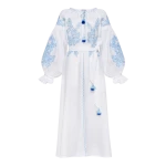 Foberini Zarina White Midi Dress