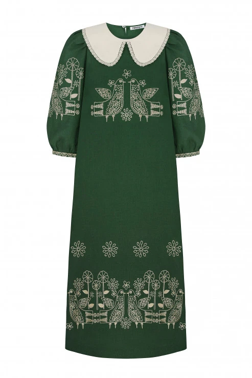 Foberini Zozulya Green Maxi Dress Foberini Zozulya Green Maxi Dress