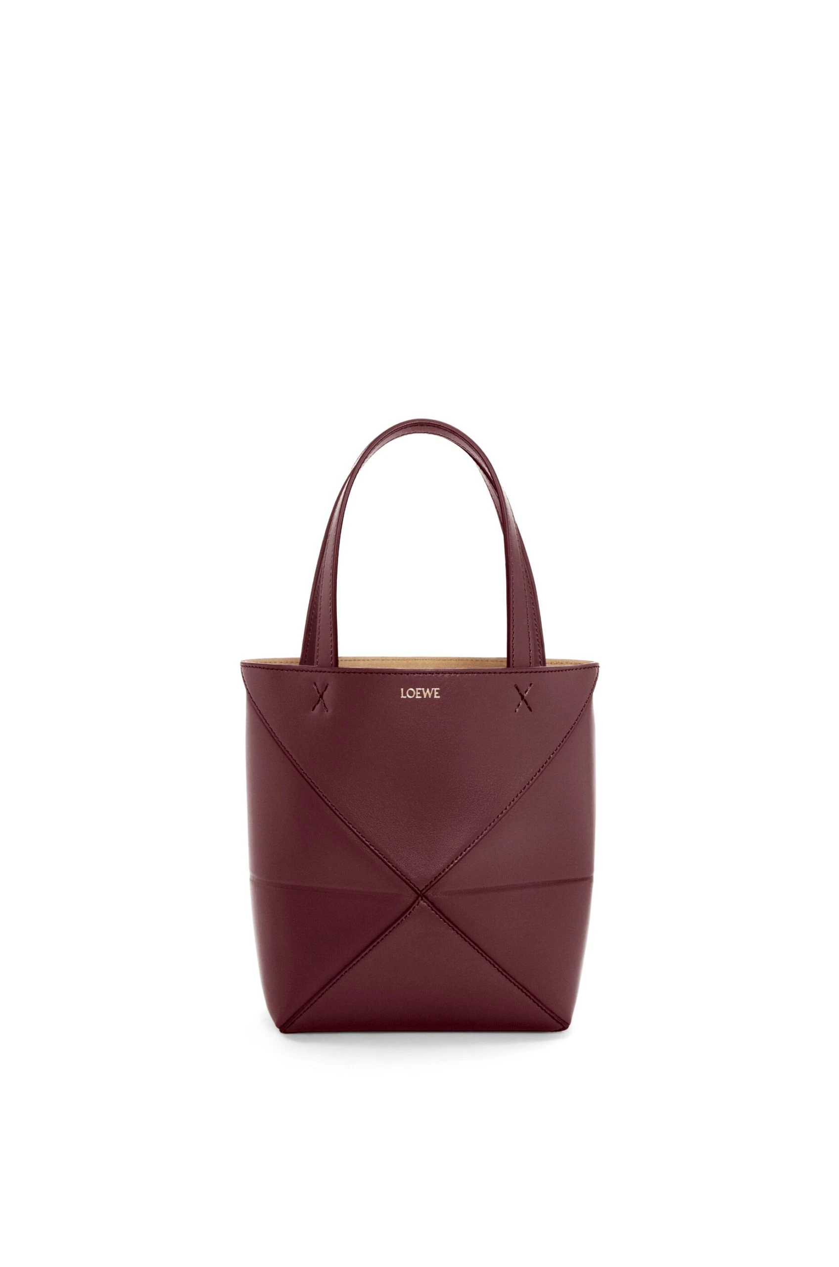 LOEWE-Mini-Puzzle-Fold-Tote-in-shiny-calfskin LOEWE puzzle bag
