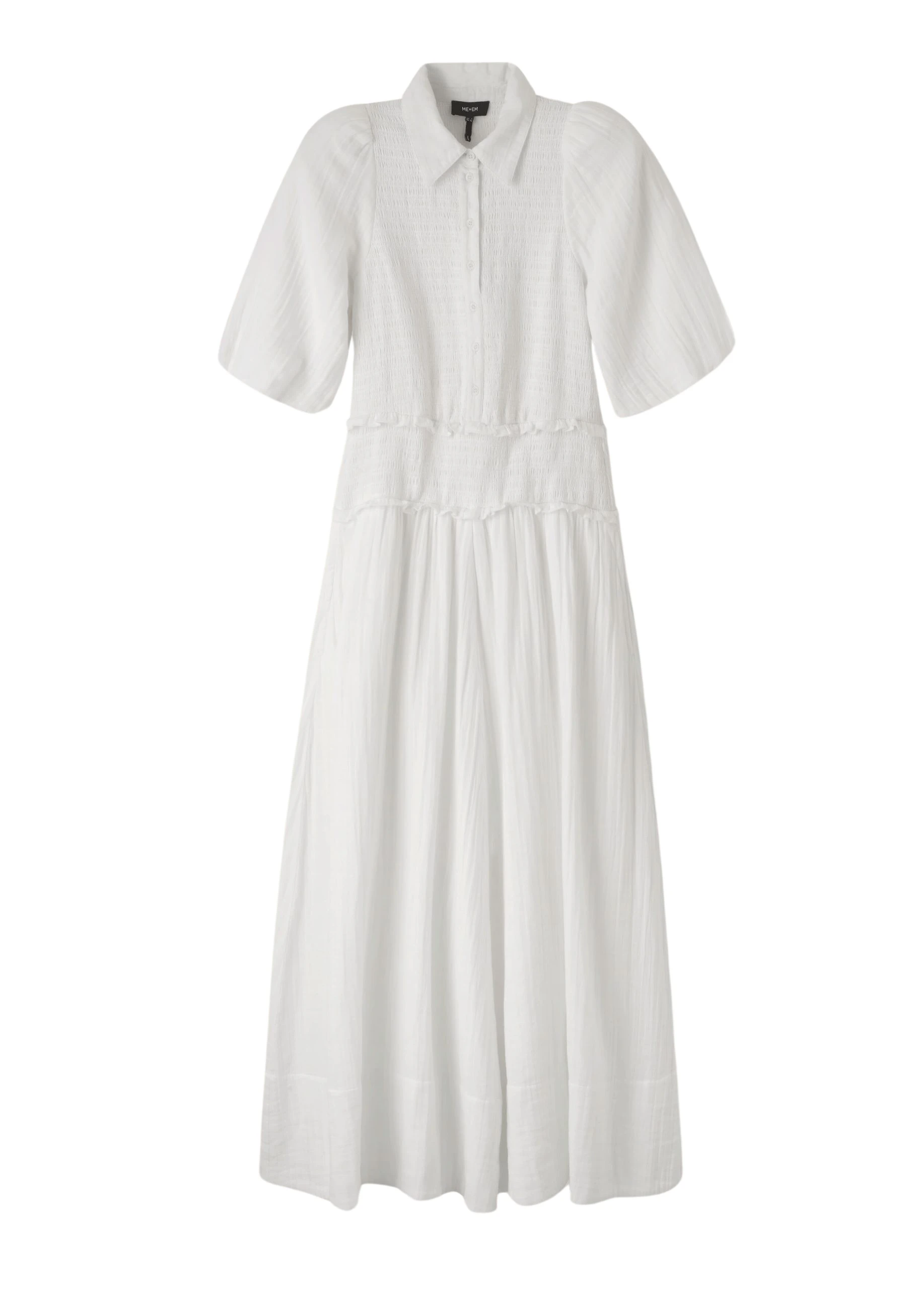 Me-and-Em-Cheesecloth-Shirred-Maxi-Shirt-Dress-6-scaled67426_nobg Cheesecloth Shirred Maxi Shirt Dress - Image 1
