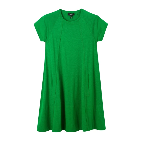 Slub Jersey Raglan Seam Short Swing Dress