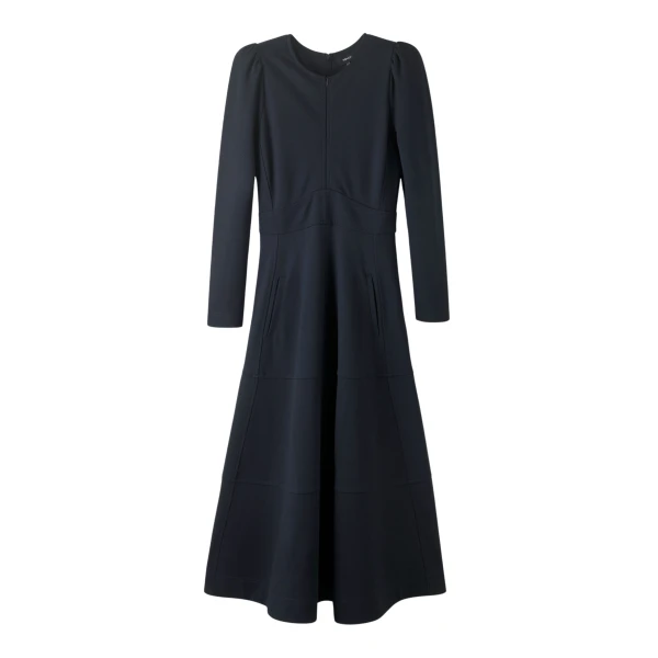 Travel Tailoring Fit and Flare Maxi Dress