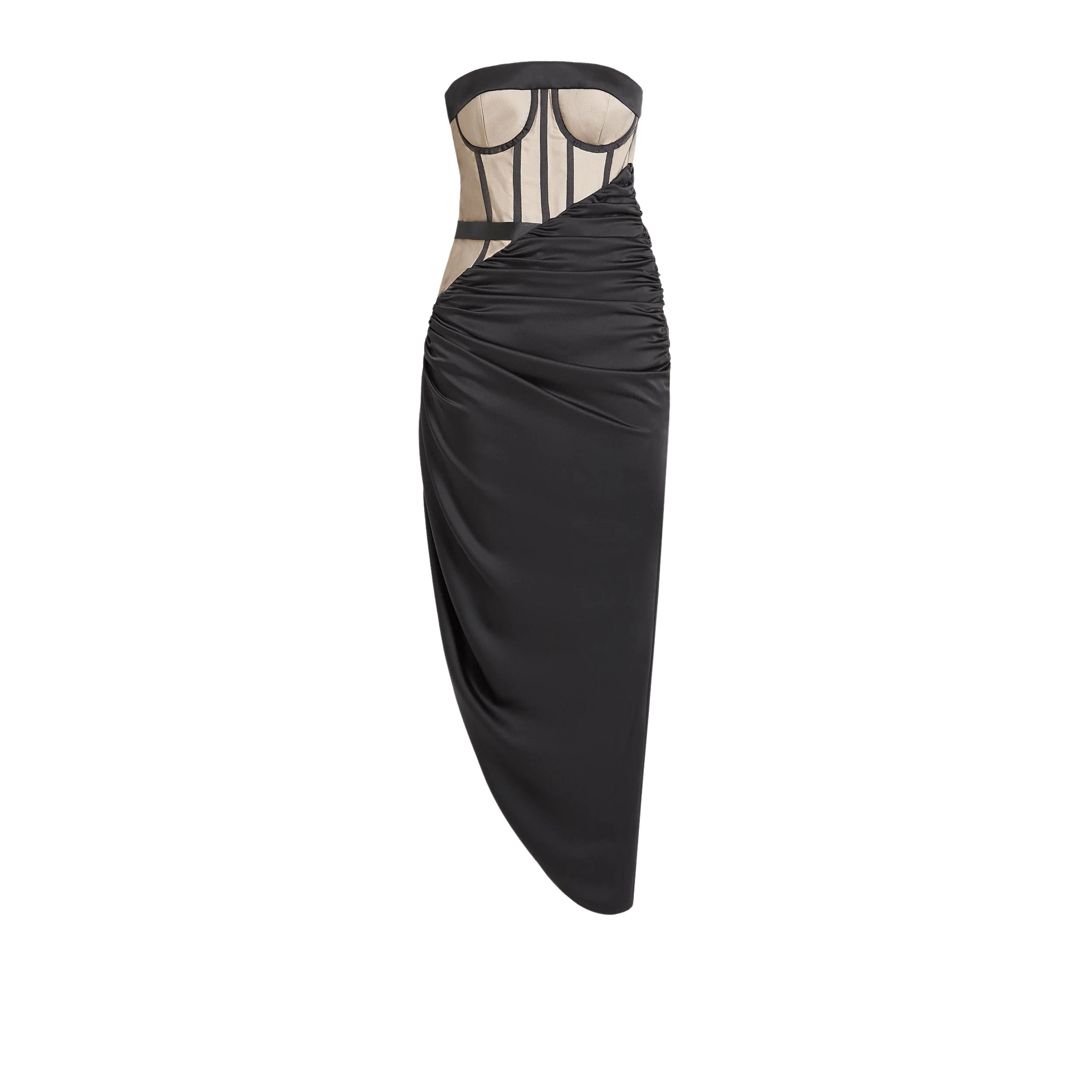 Safiyaa-Ames-Black-Midi-Dress-565556_nobg Ames Black Midi Dress - Image 1
