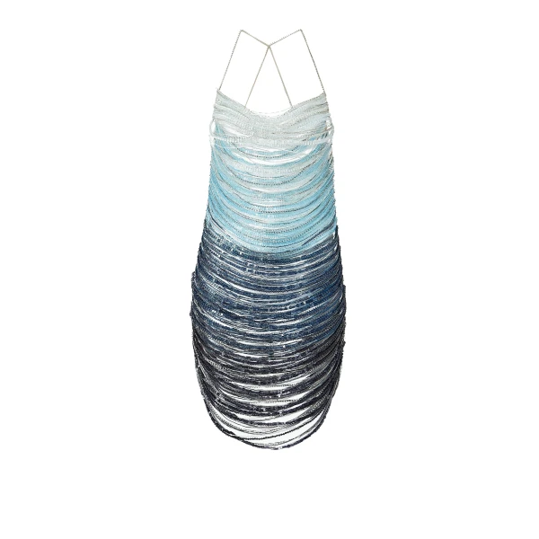 Azariah Moonlit Ocean Short Dress