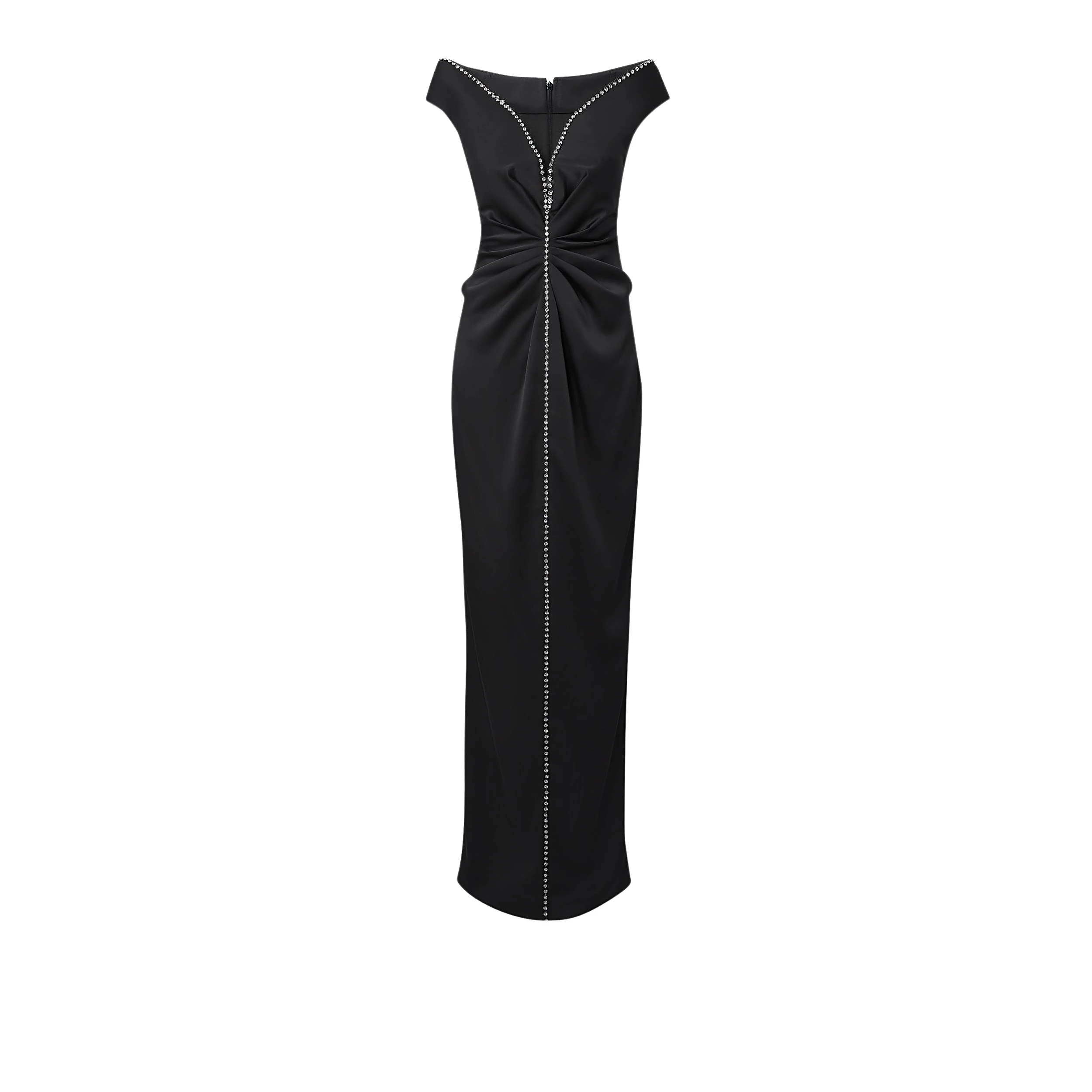 Safiyaa-Barni-Black-Long-Dress-520838_nobg Barni Black Long Dress - Image 1
