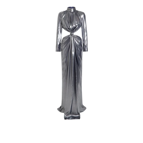 Marlowe Gunmetal Long Dress