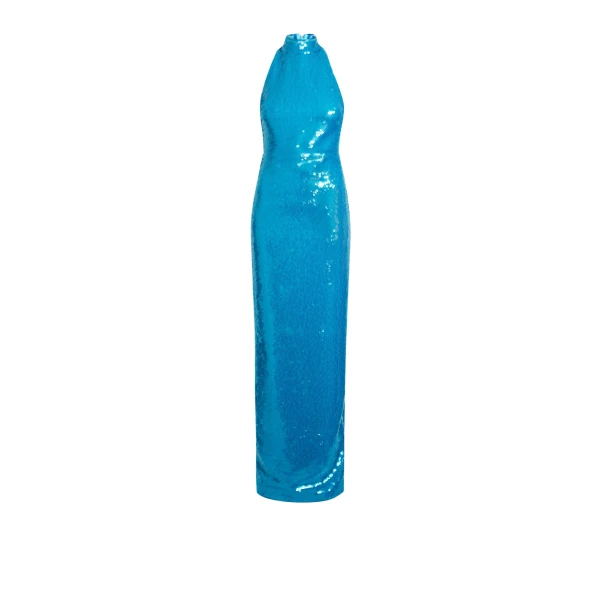 Viba Aquamarine Long Dress