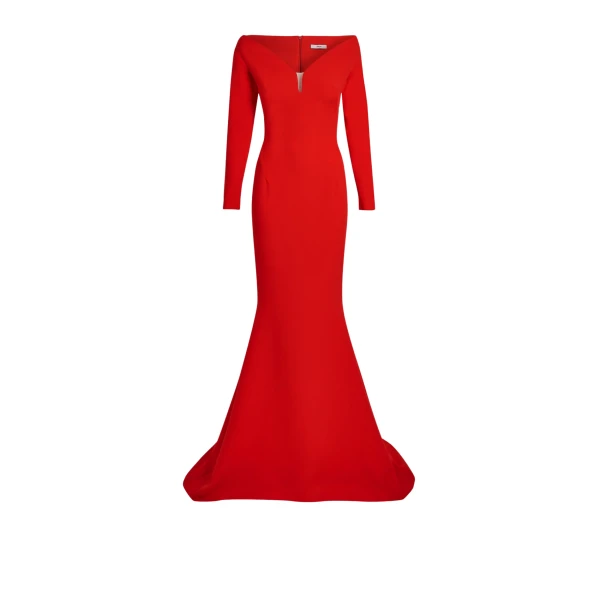 Wilson Cherry Red Long Dress