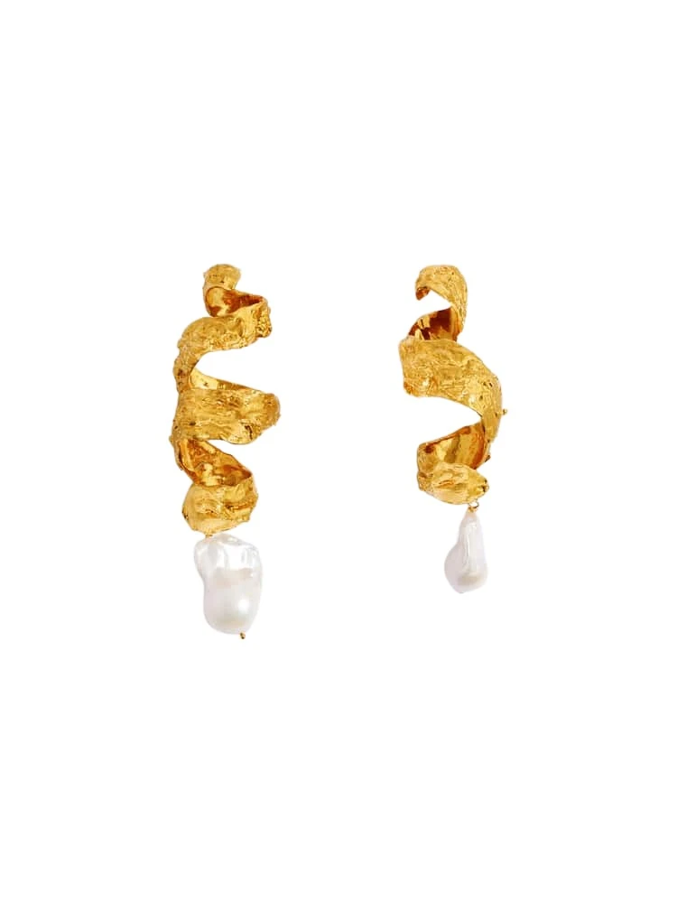 Schiaparelli-Boucles-DOreilles-Ecorce-DOrange-396103_nobg Boucles D'Oreilles Écorce D'Orange - Image 1
