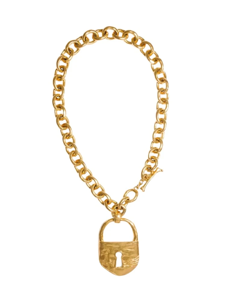 Schiaparelli-Padlock-Necklace-381513_nobg Padlock Necklace - Image 1