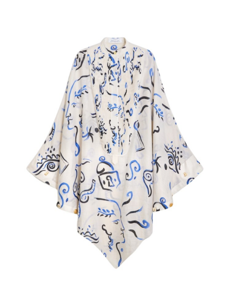 Sketch Cape Dress