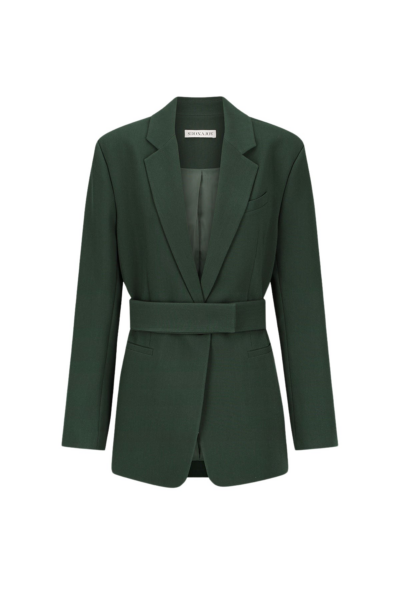 Irena Oversized Tailored Blazer With Belt